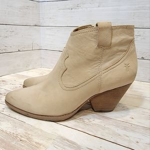 Frye Reina western ankle boots